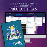 Trello - Giveaway/ Summit Contributor Funnel Project Template