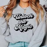 Unlock the Magic Unisex Crewneck Pullover